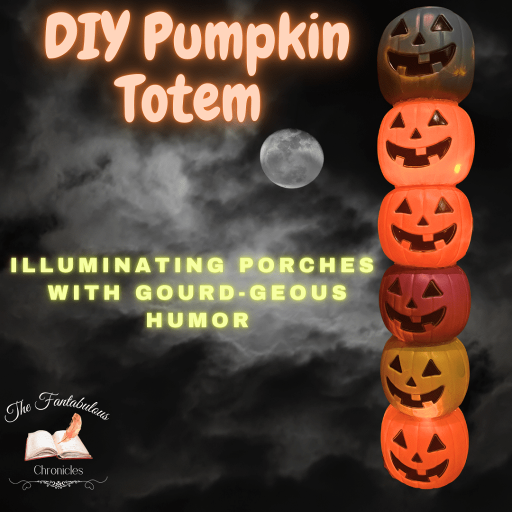 DIY Pumpkin Totem: Illuminating Porches with Gourd-geous&nbsp;Humor